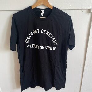 Bella Canvas Black Tee with White Print